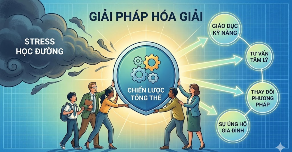 Giải pháp hóa giải: Cần một chiến lược tổng thể để đẩy lùi stress học đường