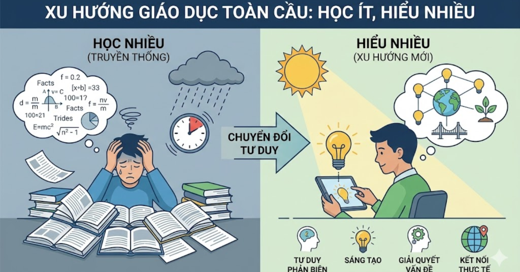 Xu Hướng Giáo Dục Toàn Cầu: Học Ít, Hiểu Nhiều