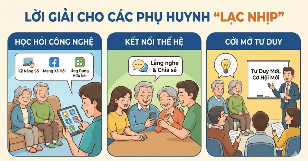 Lời giải nào cho các phụ huynh đang lạc nhịp?