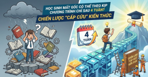 HỌC SINH MẤT GỐC CÓ THỂ THEO KỊP CHƯƠNG TRÌNH CHỈ SAU 4 TUẦN? CHIẾN LƯỢC "CẤP CỨU" KIẾN THỨC