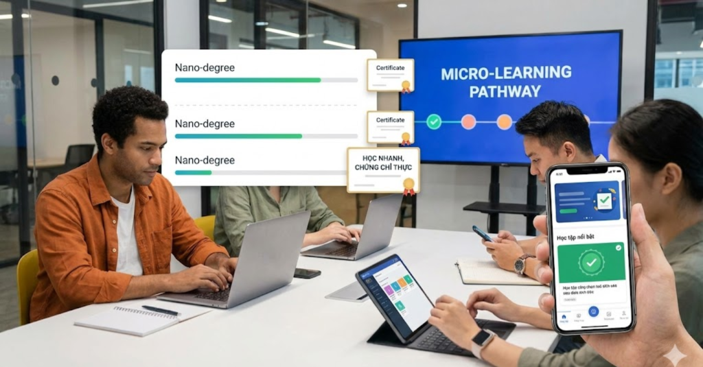 Micro-learning và Nano-degrees: Học Nhanh, Chứng Chỉ Thực