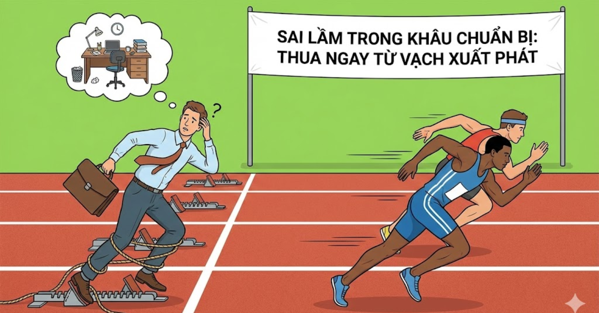 Sai lầm trong khâu chuẩn bị: Thua ngay từ vạch xuất phát