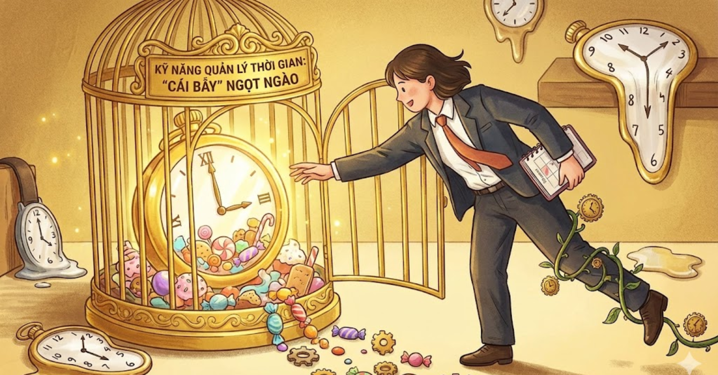 Kỹ năng quản lý thời gian: "Cái bẫy" ngọt ngào