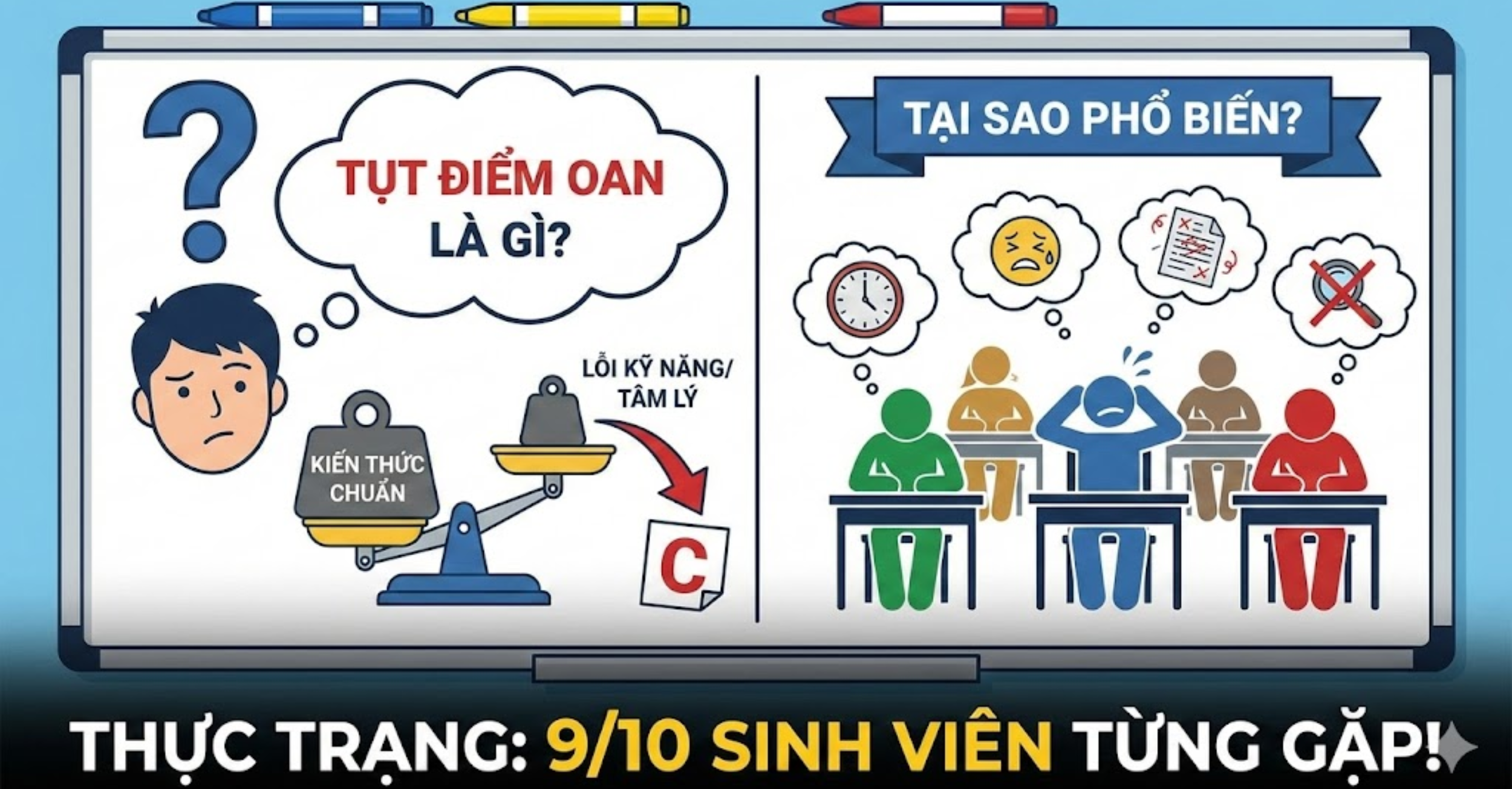 "Tụt điểm oan" là gì và tại sao nó lại phổ biến đến vậy?
