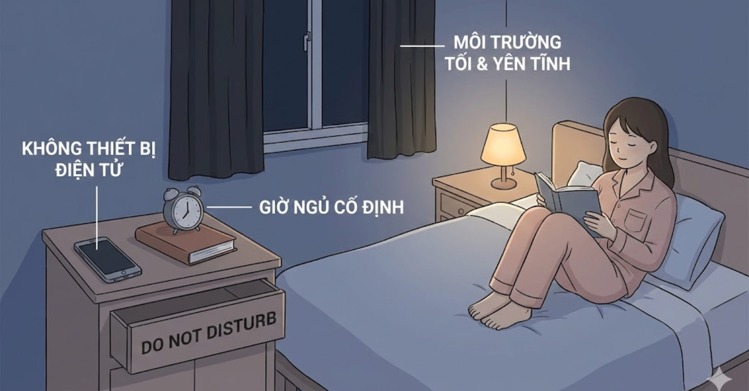 Thiết lập vệ sinh giấc ngủ (Sleep Hygiene)
