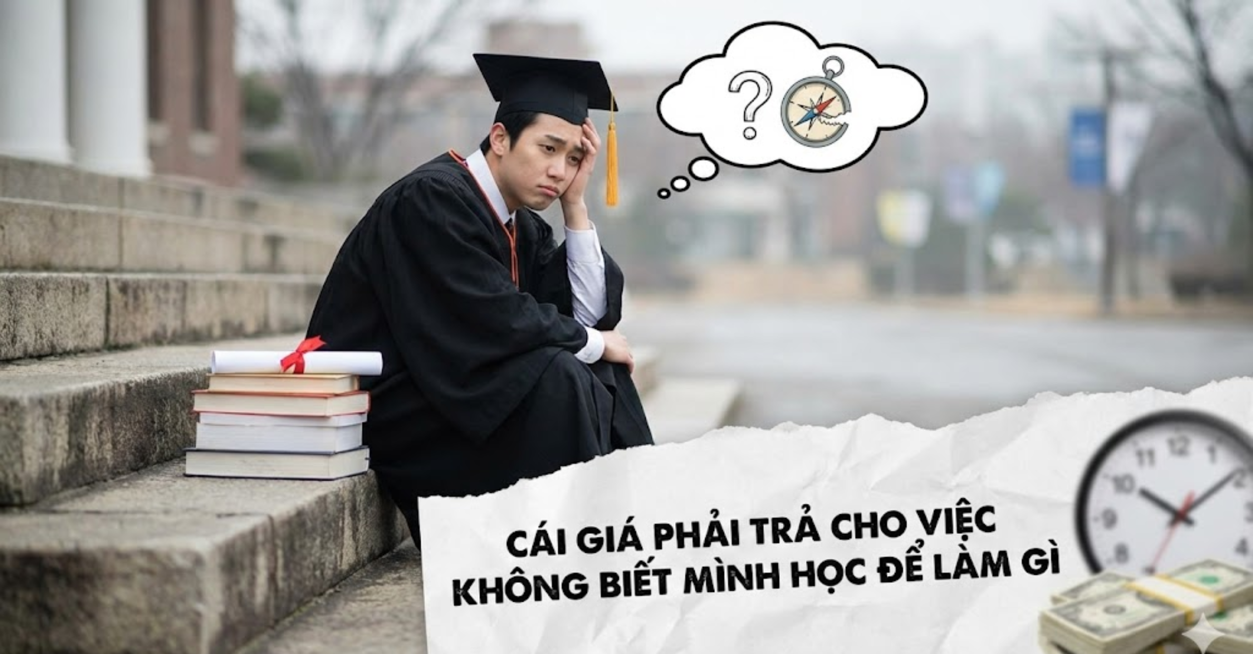 Cái giá phải trả cho việc không biết mình học để làm gì