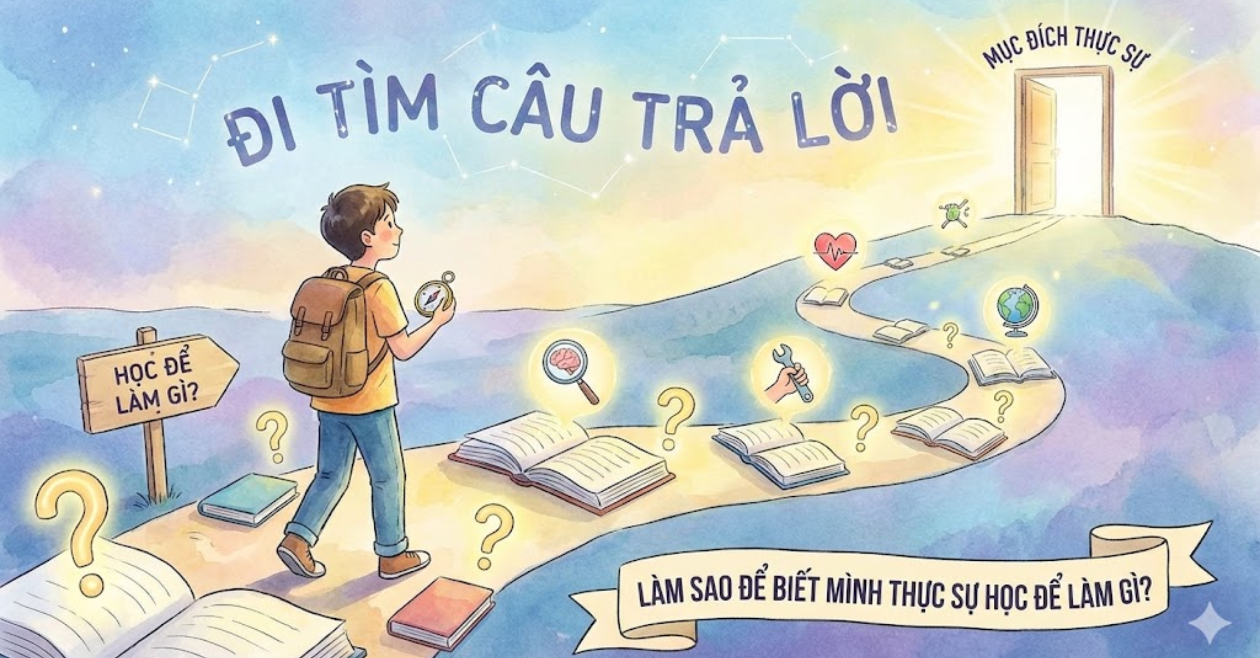 Đi tìm câu trả lời: Làm sao để biết mình thực sự học để làm gì?