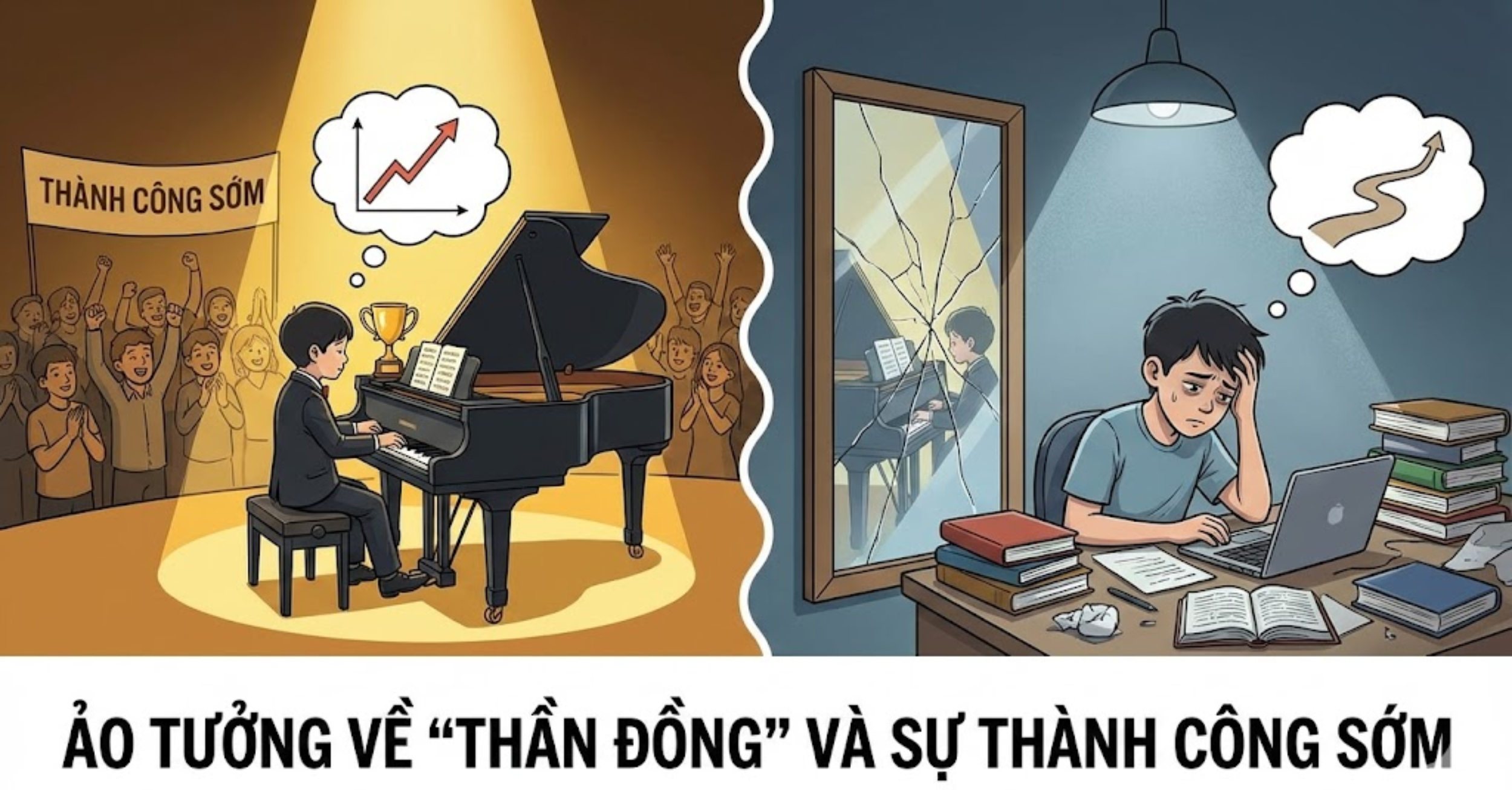 Ảo tưởng về "thần đồng" và sự thành công sớm 