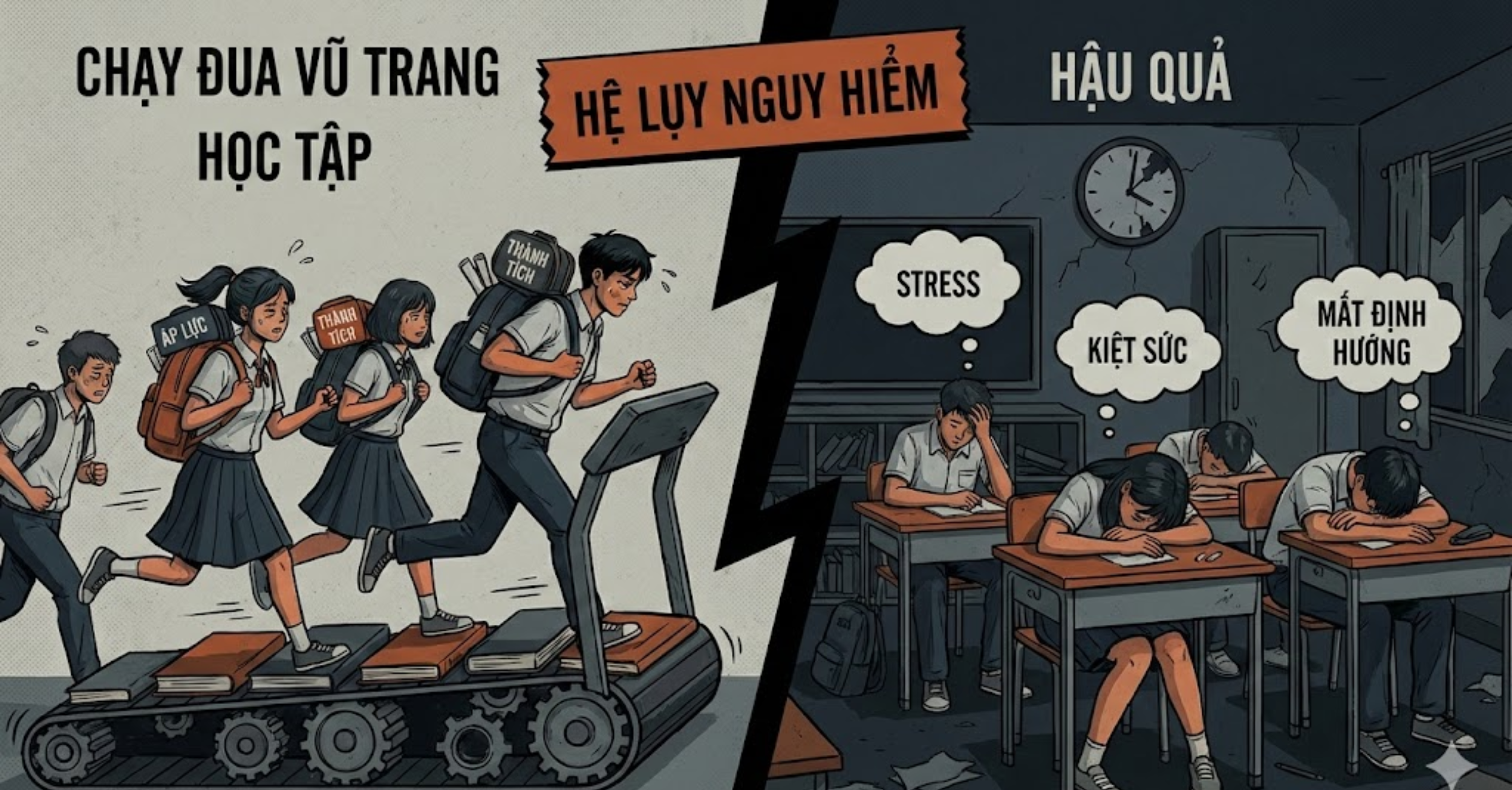 Hệ lụy nguy hiểm của tư duy "chạy đua vũ trang" trong học tập 