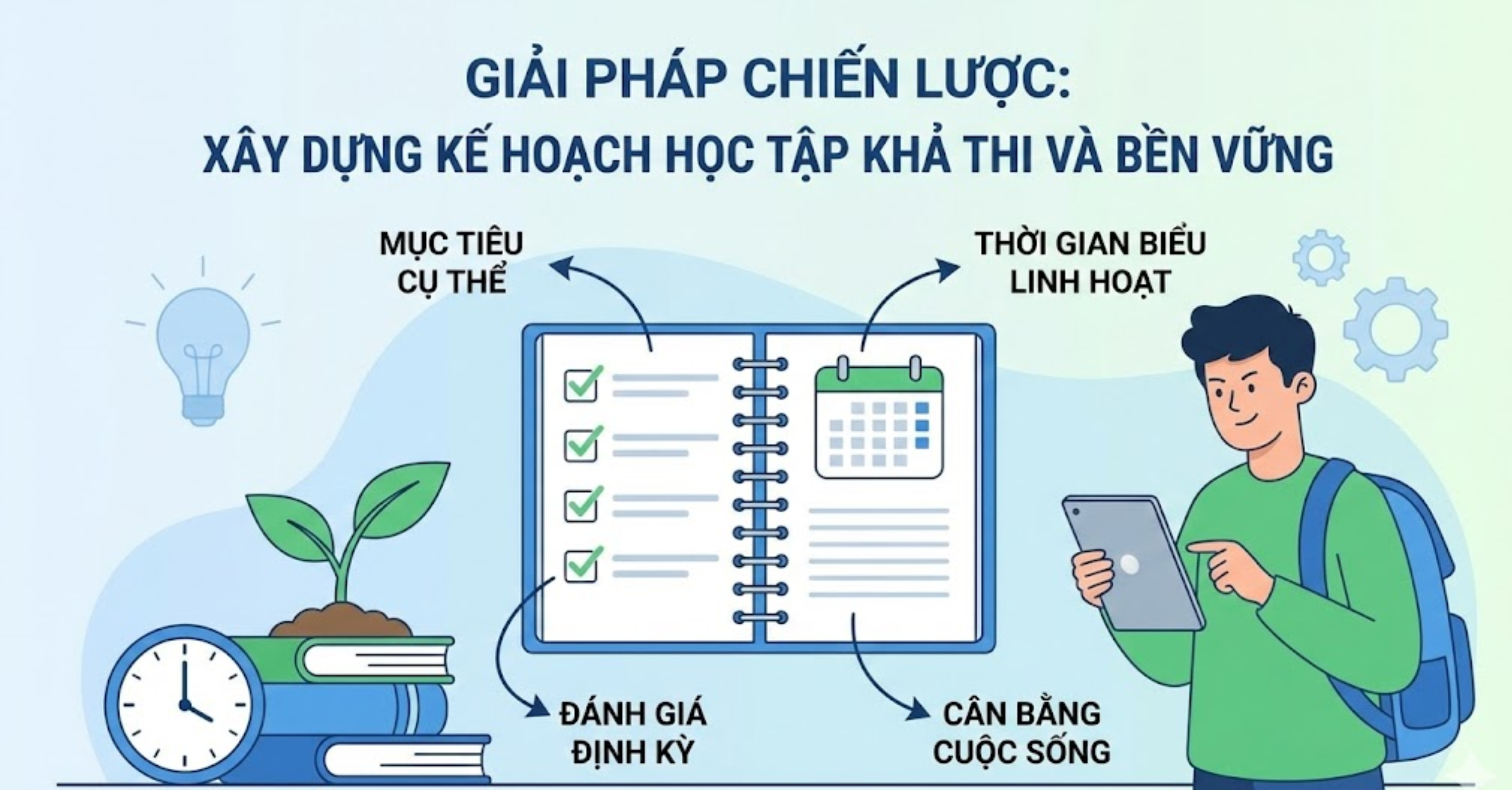 Giải pháp chiến lược: Xây dựng Kế hoạch học tập khả thi và bền vững