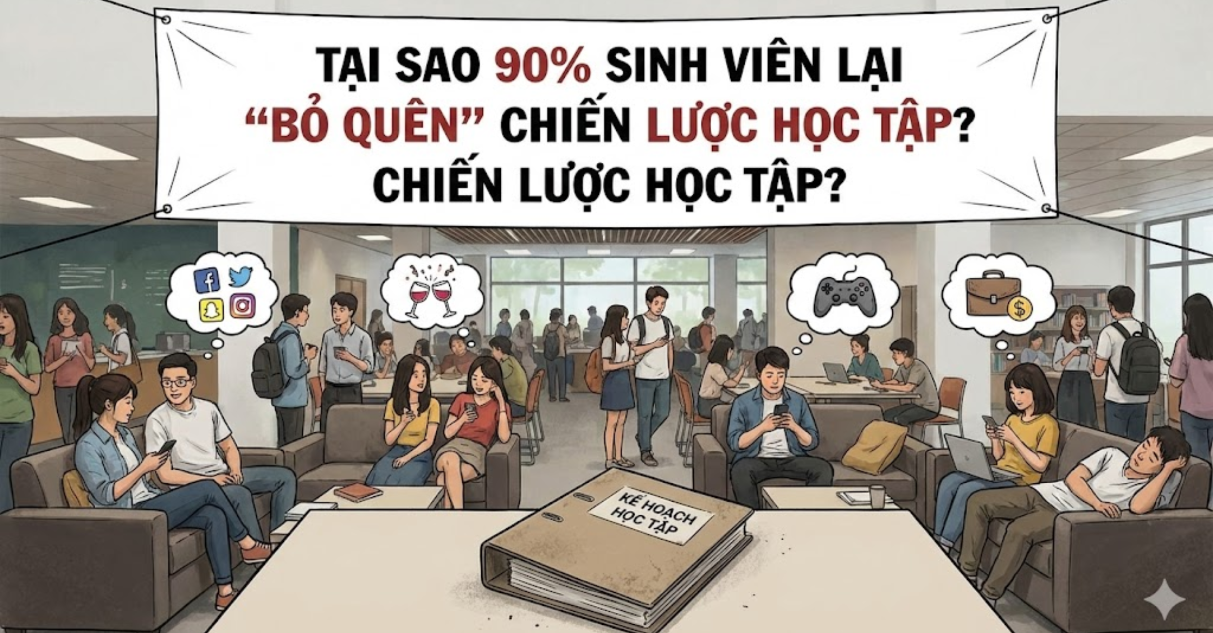 Tại sao 90% sinh viên lại "bỏ quên" Chiến lược học tập?