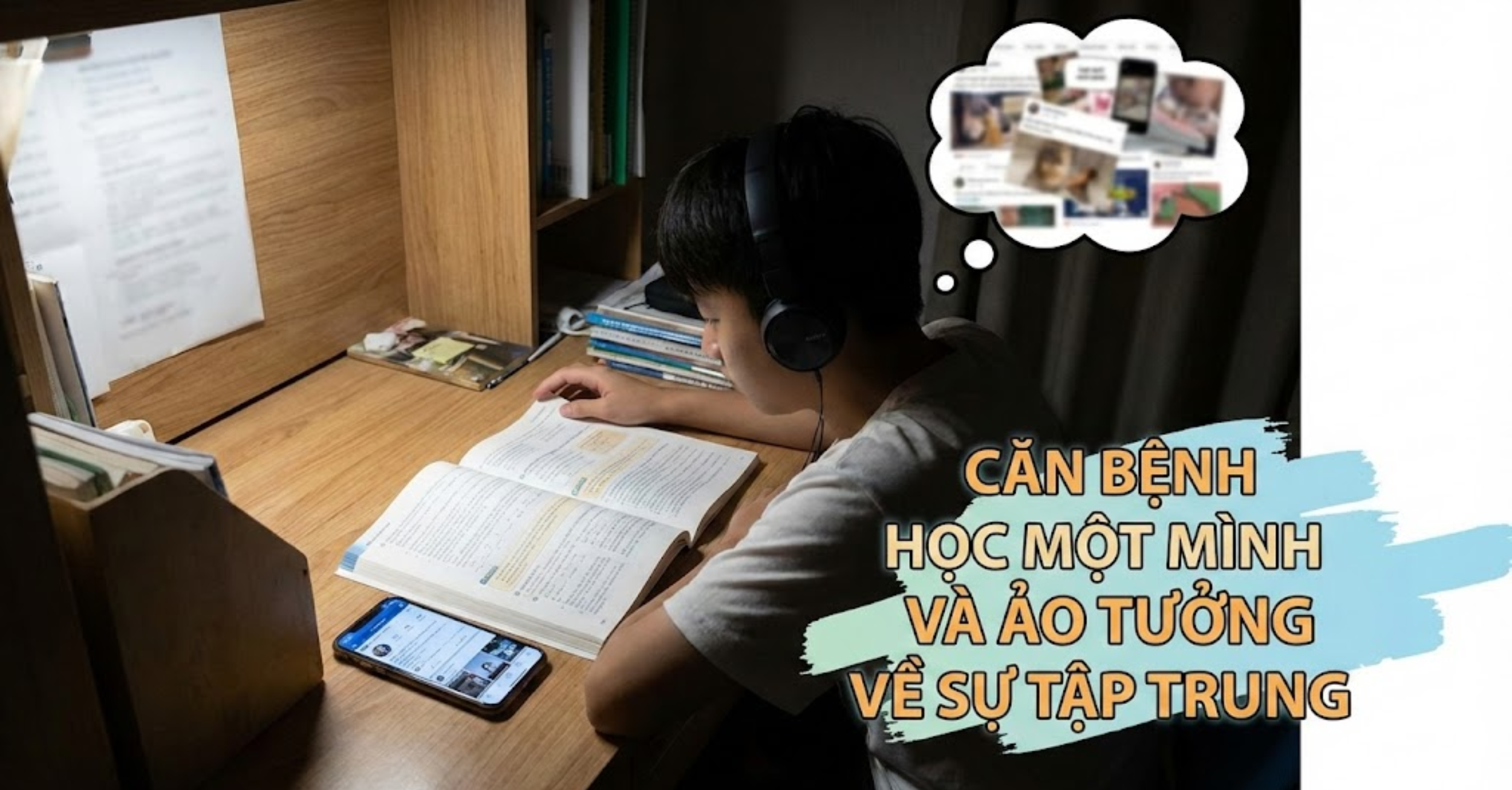 "Căn Bệnh" Học Một Mình Và Ảo Tưởng Về Sự Tập Trung