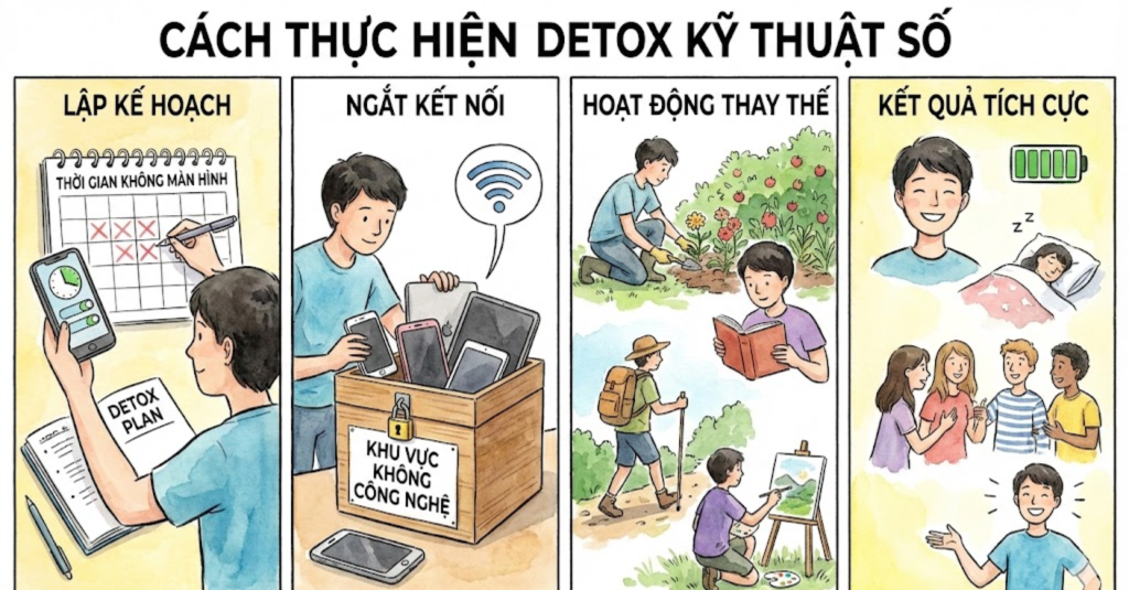 Detox digital hoạt động thế nào? 