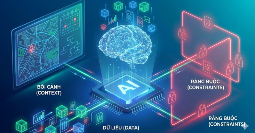 Cung cấp bối cảnh, dữ liệu và ràng buộc cần thiết