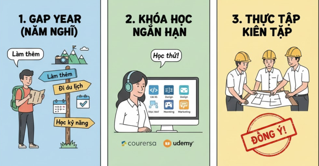 Chiến thuật "Thử sai" để xác nhận ngành học phù hợp
