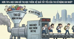 Hơn 70% Học Sinh Đô Thị Học Thêm: Hệ Quả Tất Yếu Của Thi Cử Nặng Ghi Nhớ?