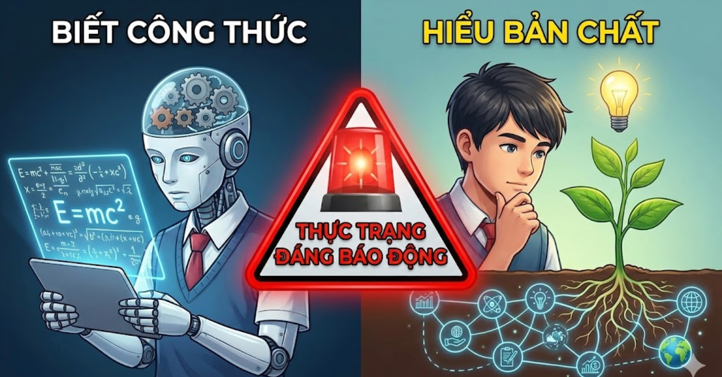 Giải mã nguyên nhân: Vì sao 6/10 học sinh thất bại trong việc "Hiểu bản chất"?