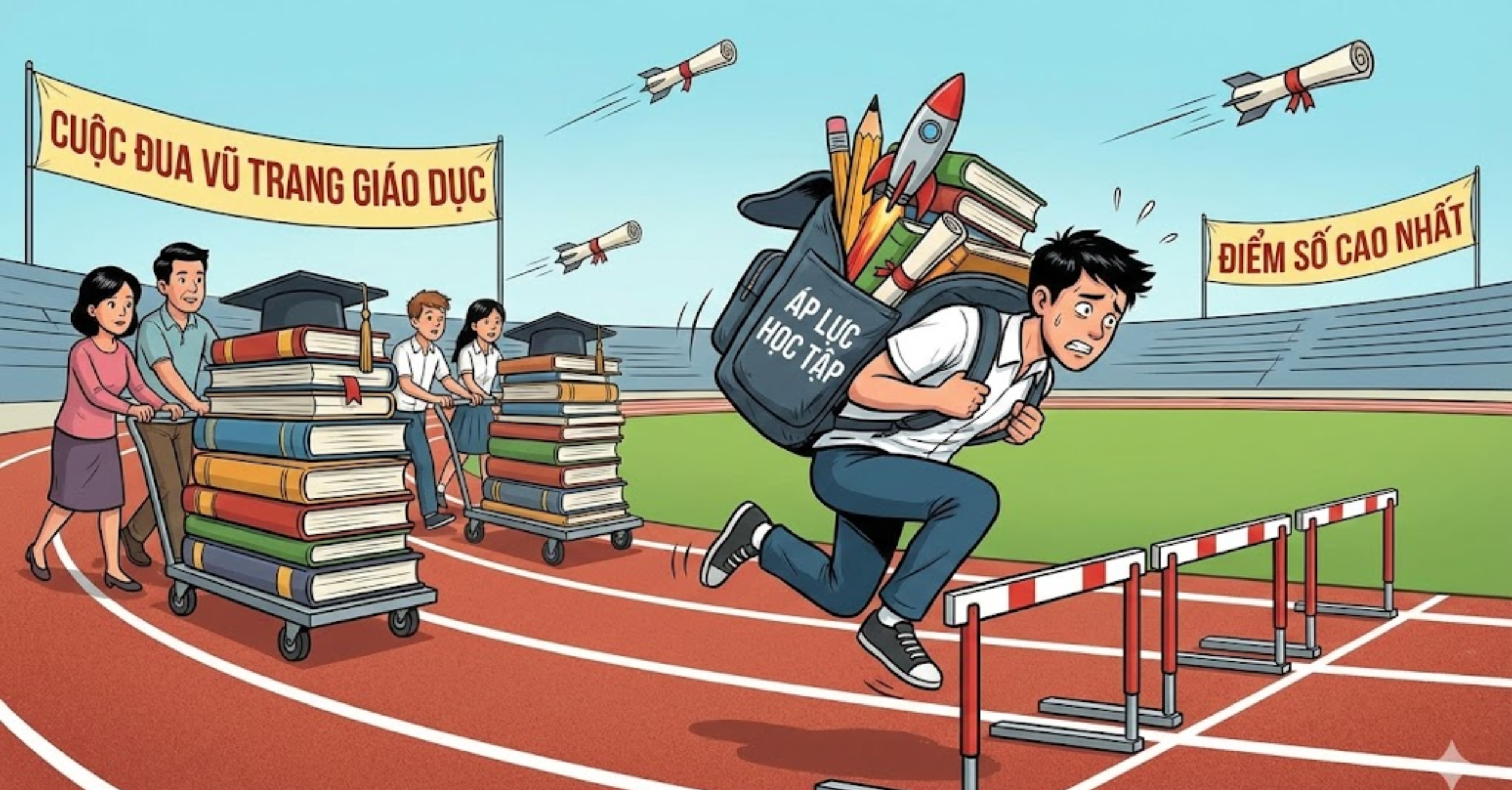 Áp lực từ "Cuộc đua vũ trang" trong giáo dục