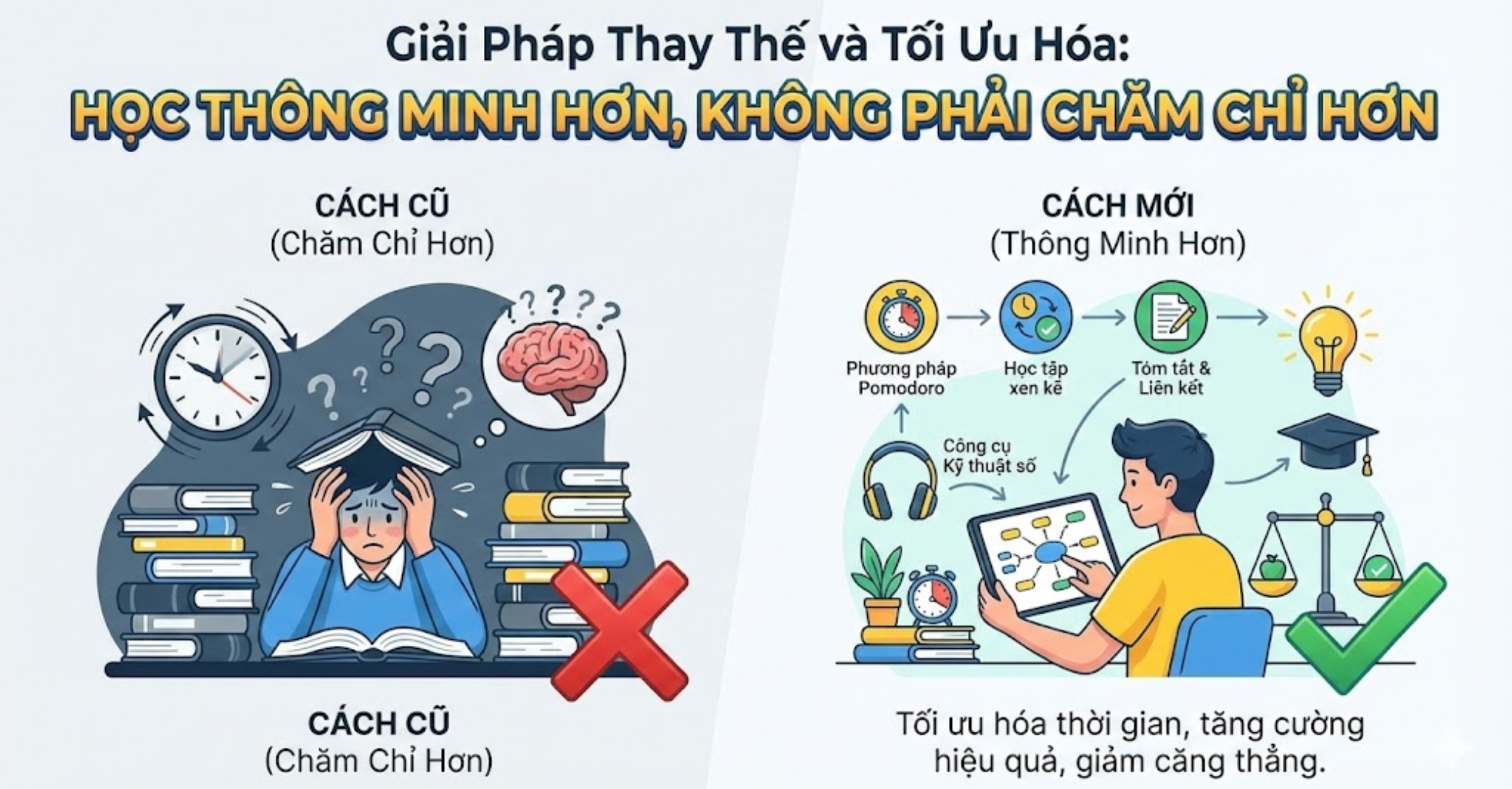 Giải Pháp Thay Thế và Tối Ưu Hóa: Học Thông Minh Hơn, Không Phải Chăm Chỉ Hơn