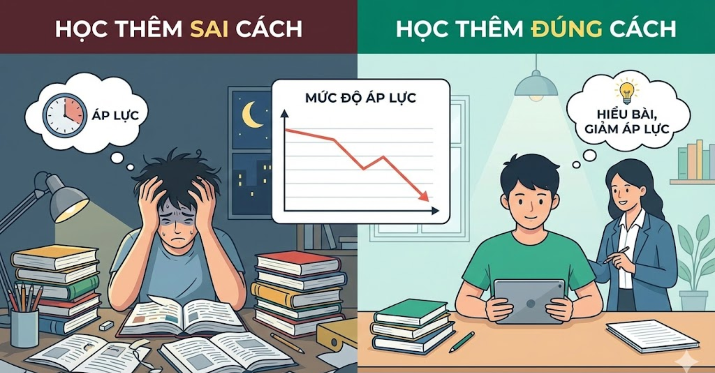 Định nghĩa thế nào là "Học thêm đúng cách"?