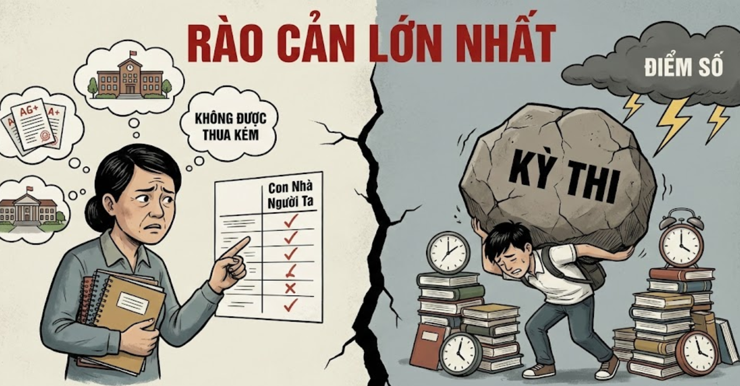 Rào cản lớn nhất: Tư duy của Phụ huynh và Áp lực thi cử