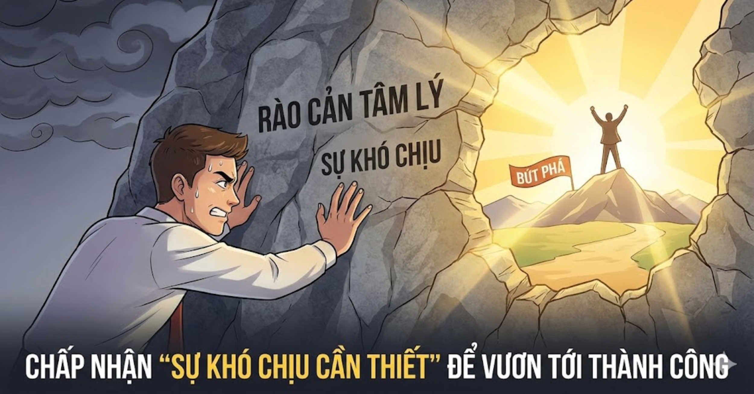 Vượt qua rào cản tâm lý: Chấp nhận "Sự khó chịu cần thiết" để bứt phá