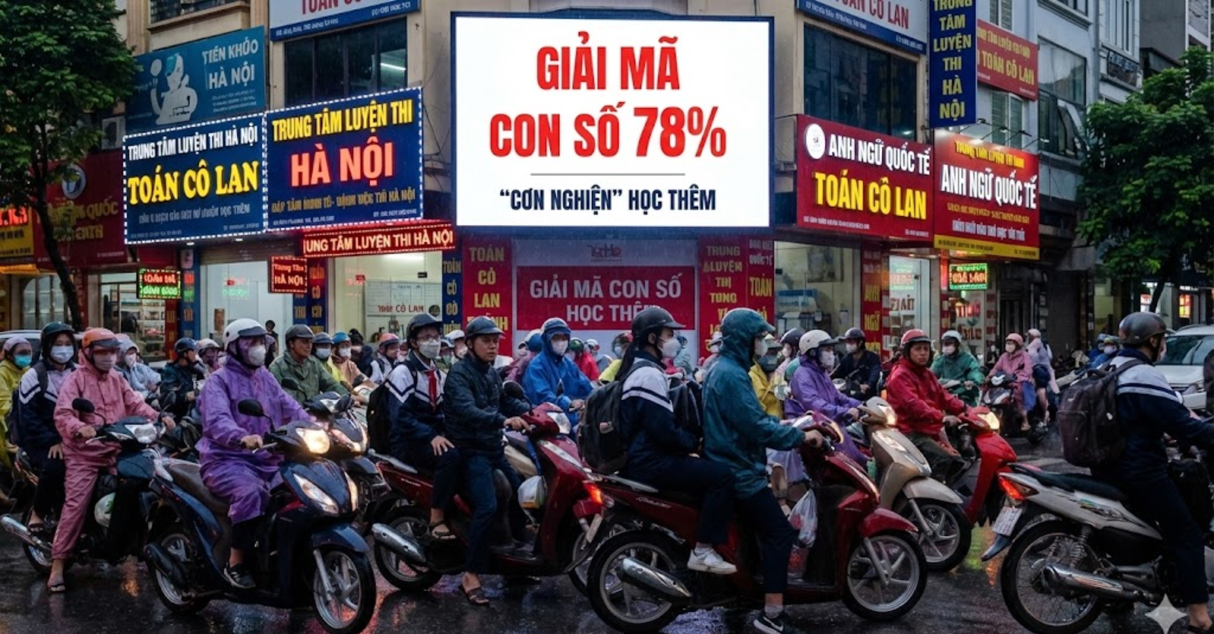 Giải Mã Con Số 78%: Thực Trạng "Cơn Nghiện" Học Thêm