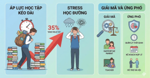Áp Lực Học Tập Kéo Dài Gia Tăng 35% Nguy Cơ Stress Học Đường – Giải Mã và Ứng Phó