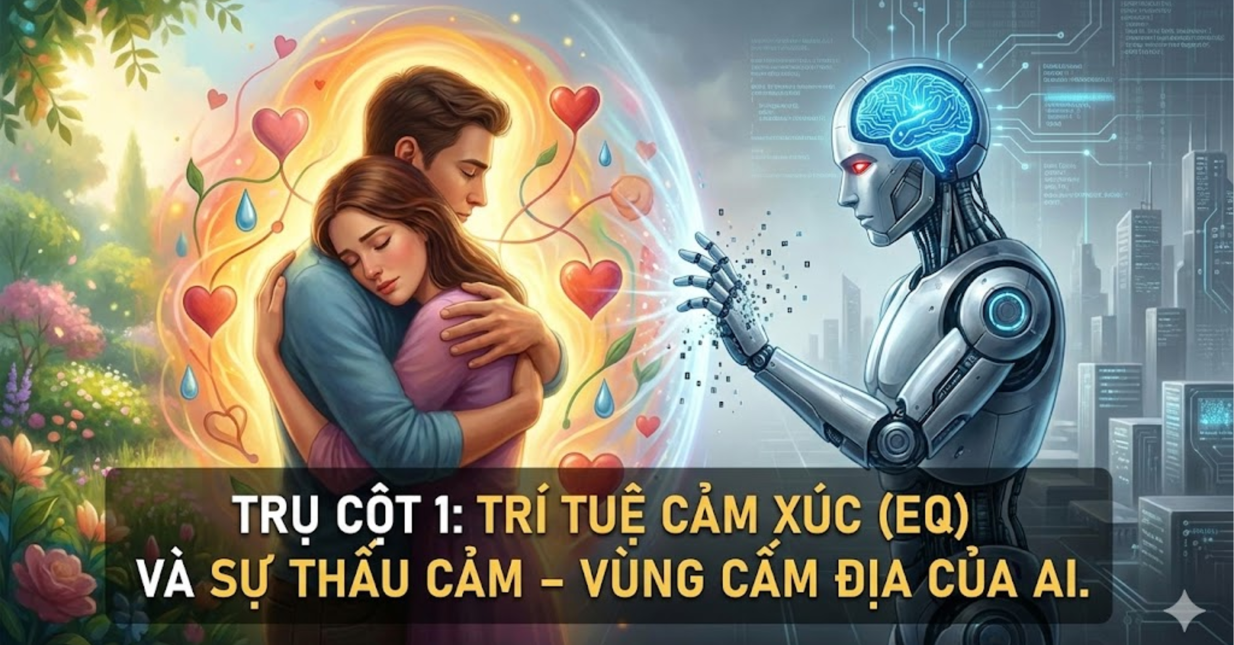 Trụ cột 1: Trí Tuệ Cảm Xúc (EQ) và Sự Thấu Cảm – Vùng Cấm Địa Của AI