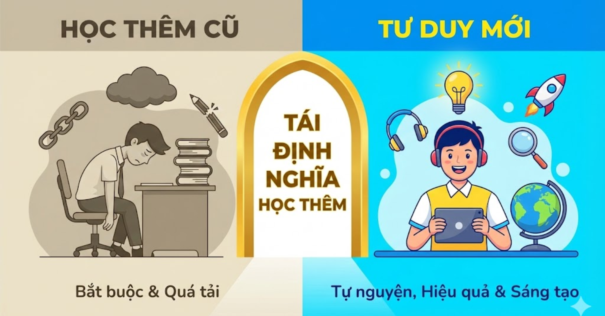 Tái định nghĩa "Học thêm" – Một tư duy mới cho thời đại mới