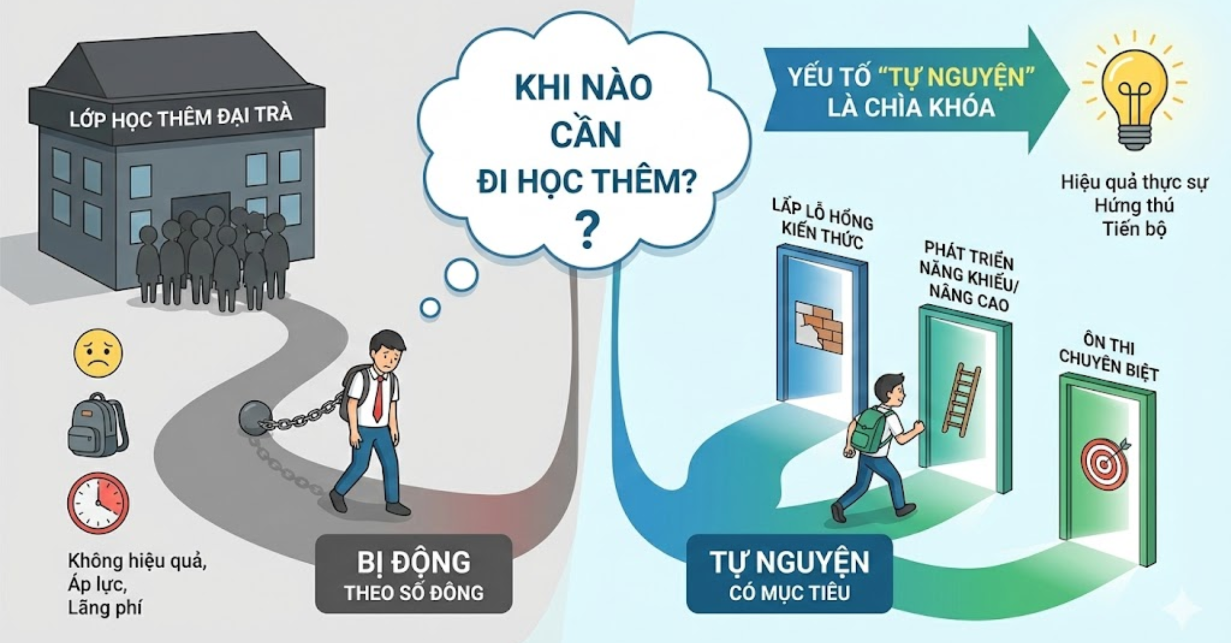 Yếu tố "Tự nguyện" – Khi nào bạn thực sự cần đi học thêm?