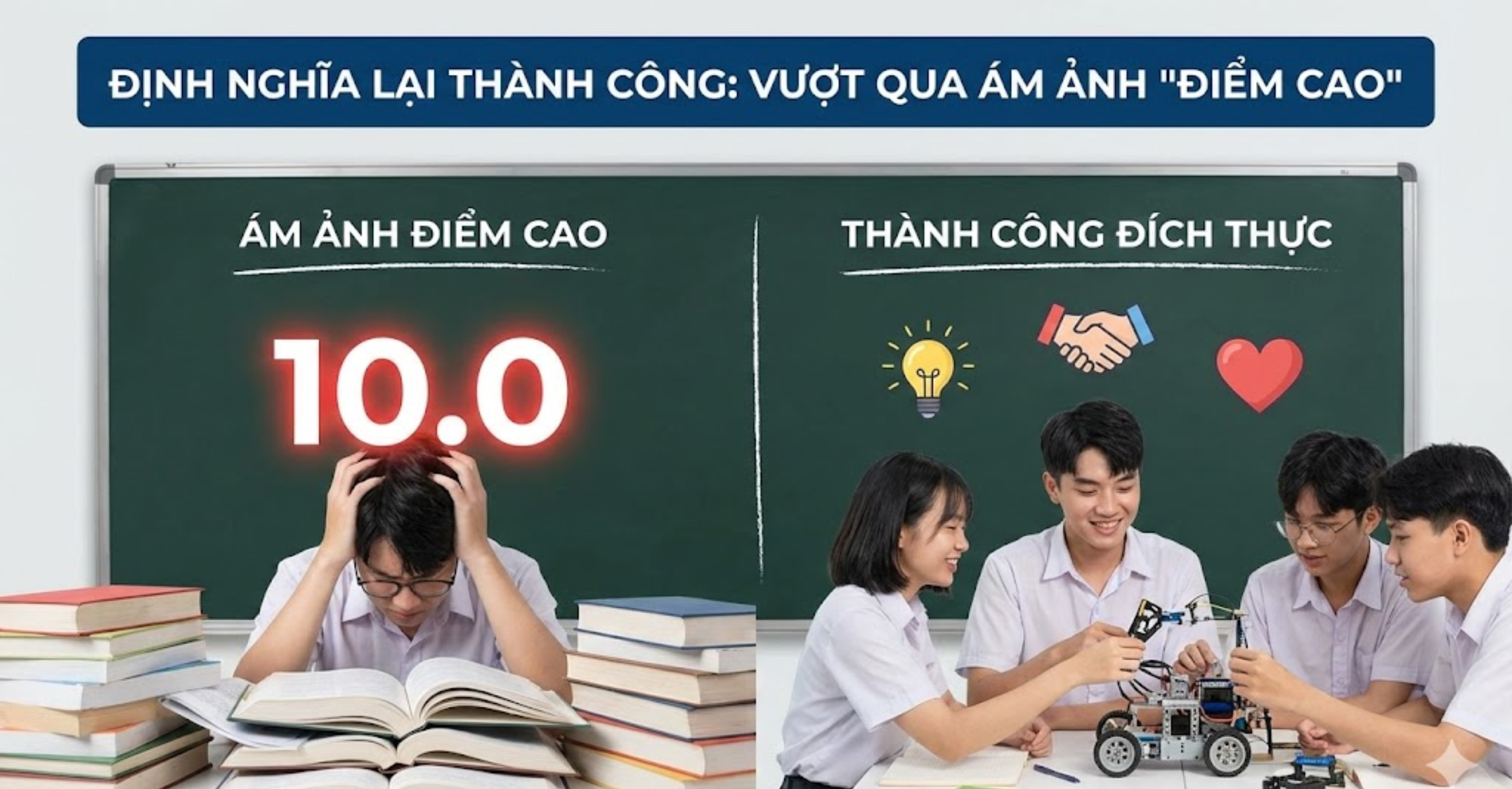 Định Nghĩa Lại Thành Công: Vượt Qua Ám Ảnh "Điểm Cao"