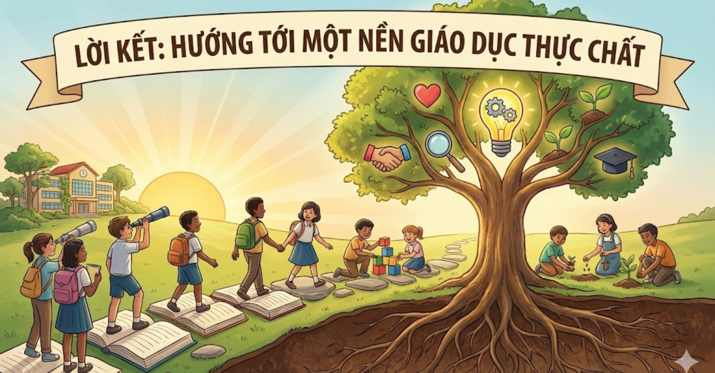 Lời kết: Hướng tới một nền giáo dục thực chất