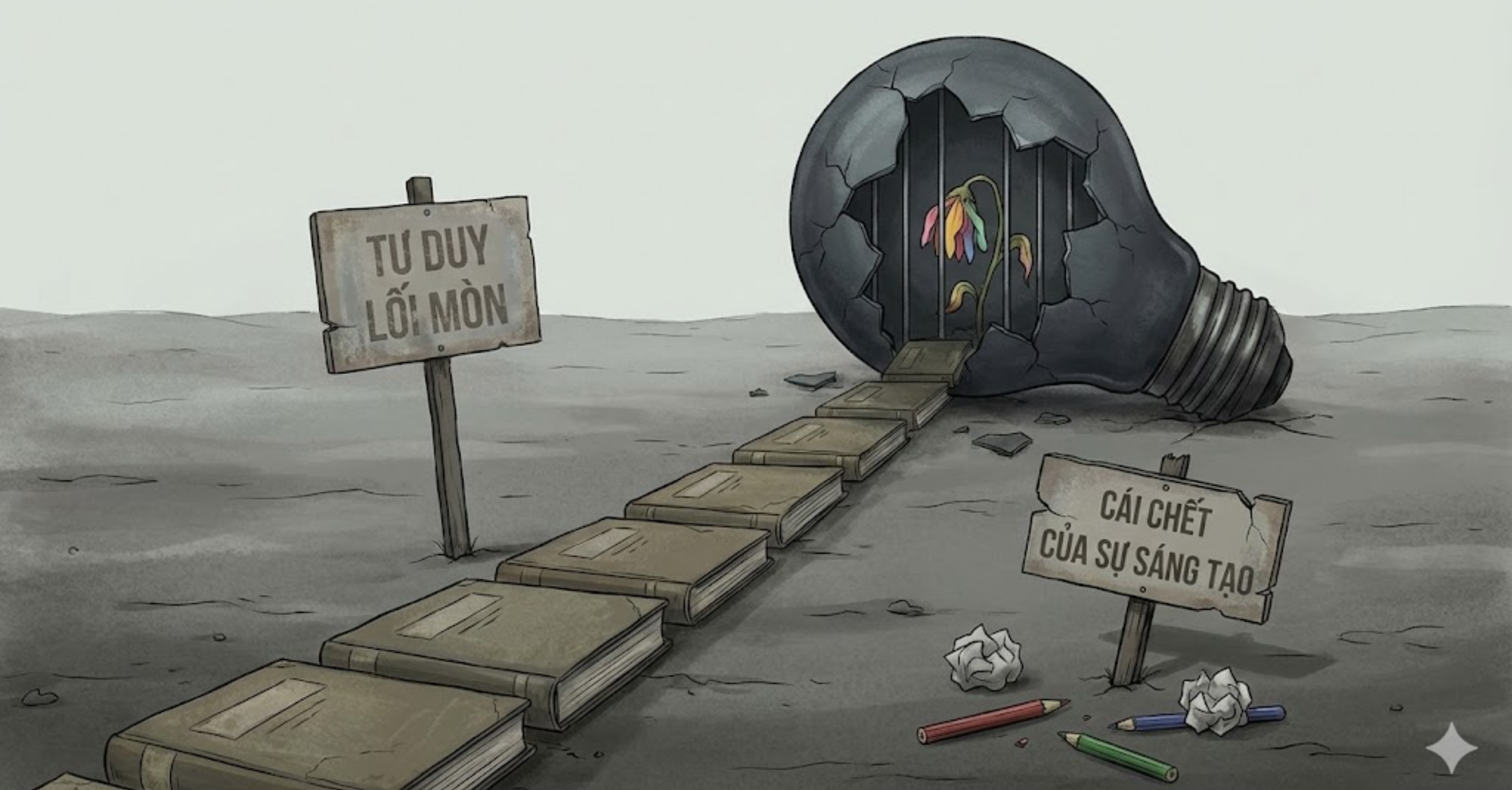 Tư duy lối mòn và cái chết của sự sáng tạo