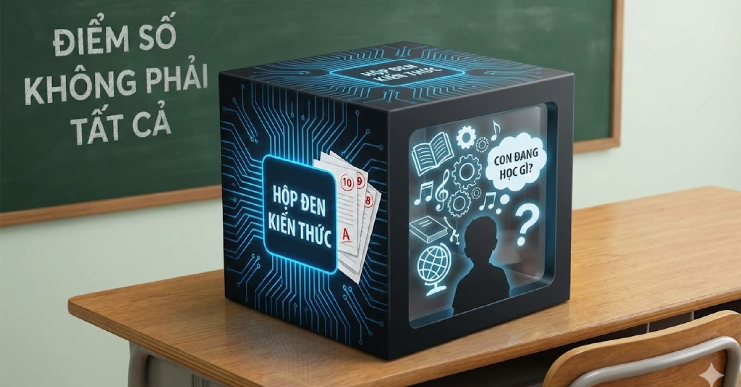 Chiếc Hộp Đen Kiến Thức: Con Đang Học Gì Đằng Sau Những Điểm Số?