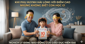 Khi Phụ Huynh Hài Lòng Với Điểm Cao Nhưng Không Biết Con Học Gì: Nghịch Lý Đáng Báo Động Của Giáo Dục Hiện Đại