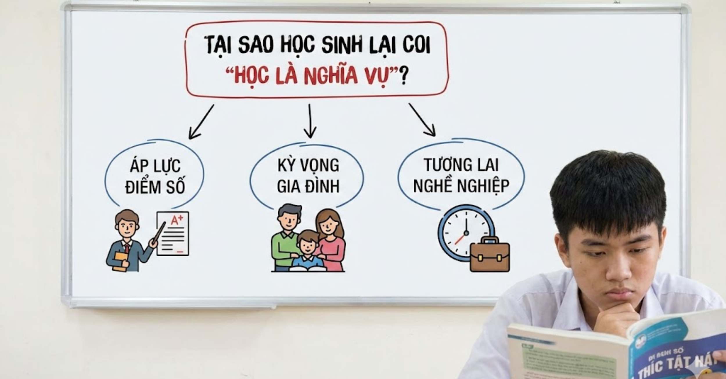 Truy tìm nguyên nhân: Tại sao học sinh lại coi "Học Là Nghĩa Vụ"?