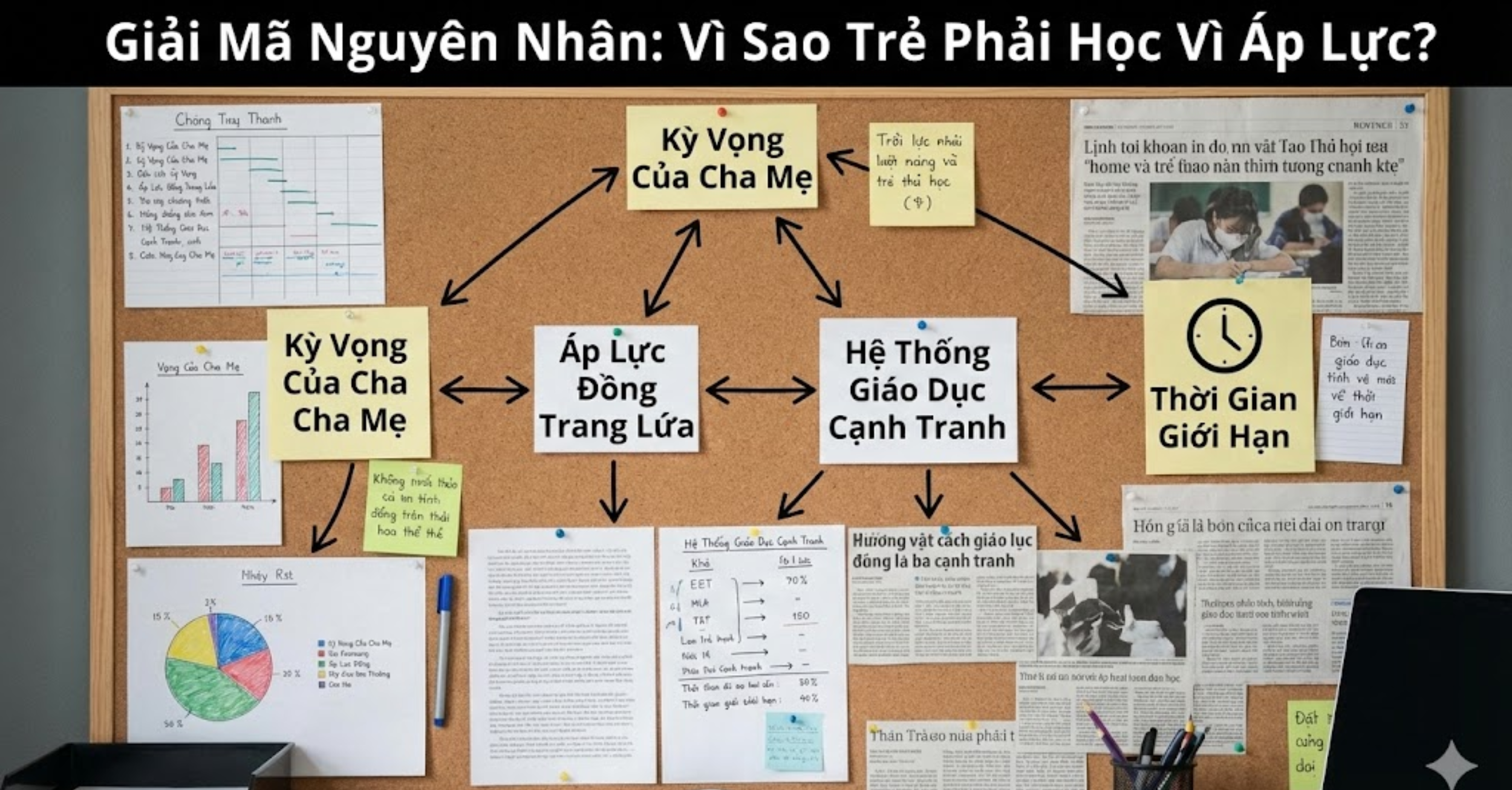 Giải Mã Nguyên Nhân: Vì Sao Trẻ Phải Học Vì Áp Lực?