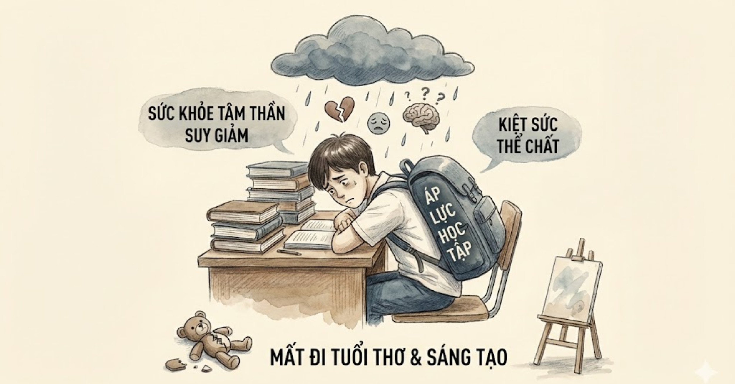 Cái Giá Phải Trả Khi Học Sinh Học Vì Áp Lực