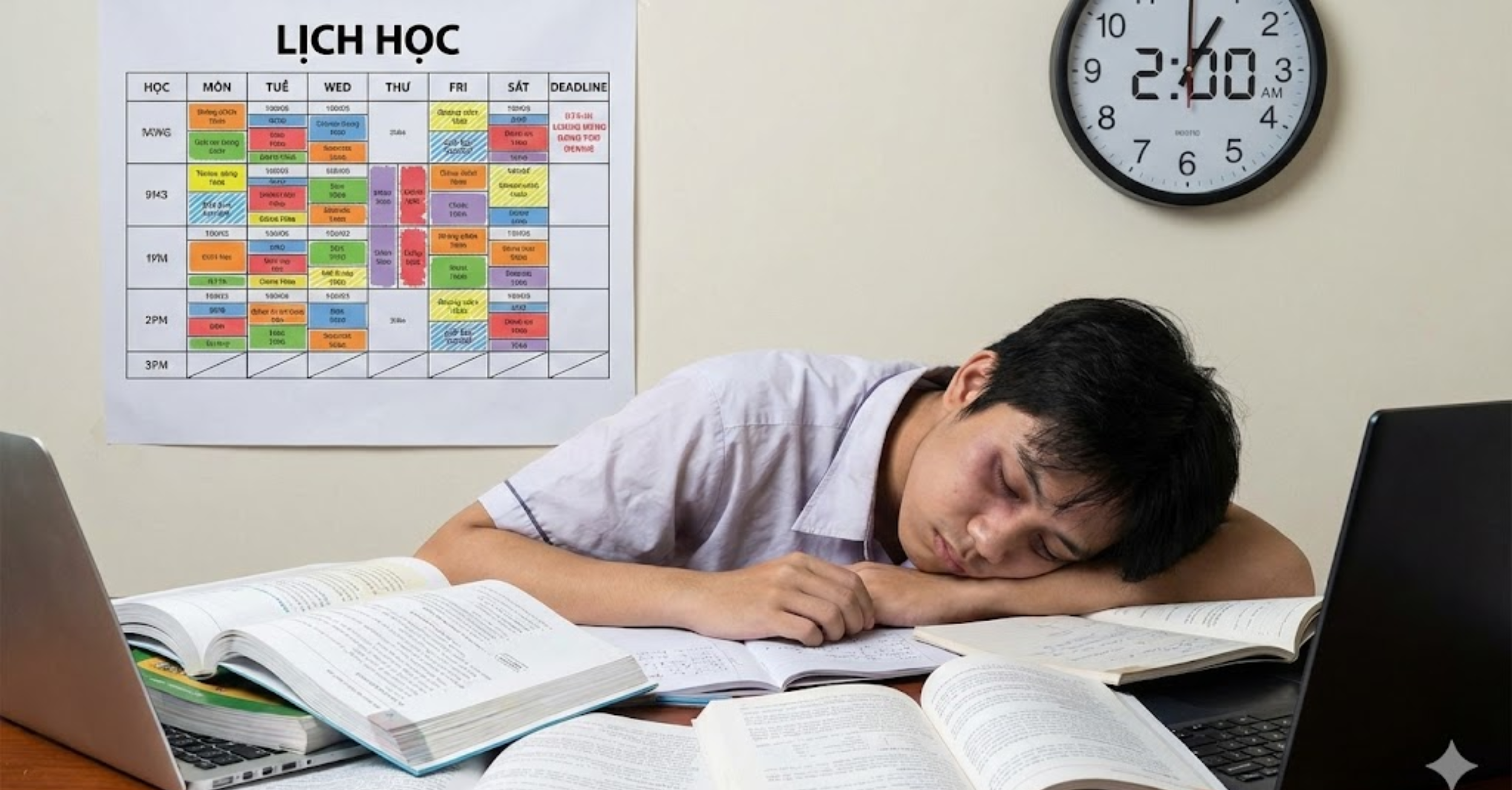 Hệ Lụy Về Thể Chất: Khi Thân Thể Kiệt Quệ Vì "Lịch Học Dày Đặc"