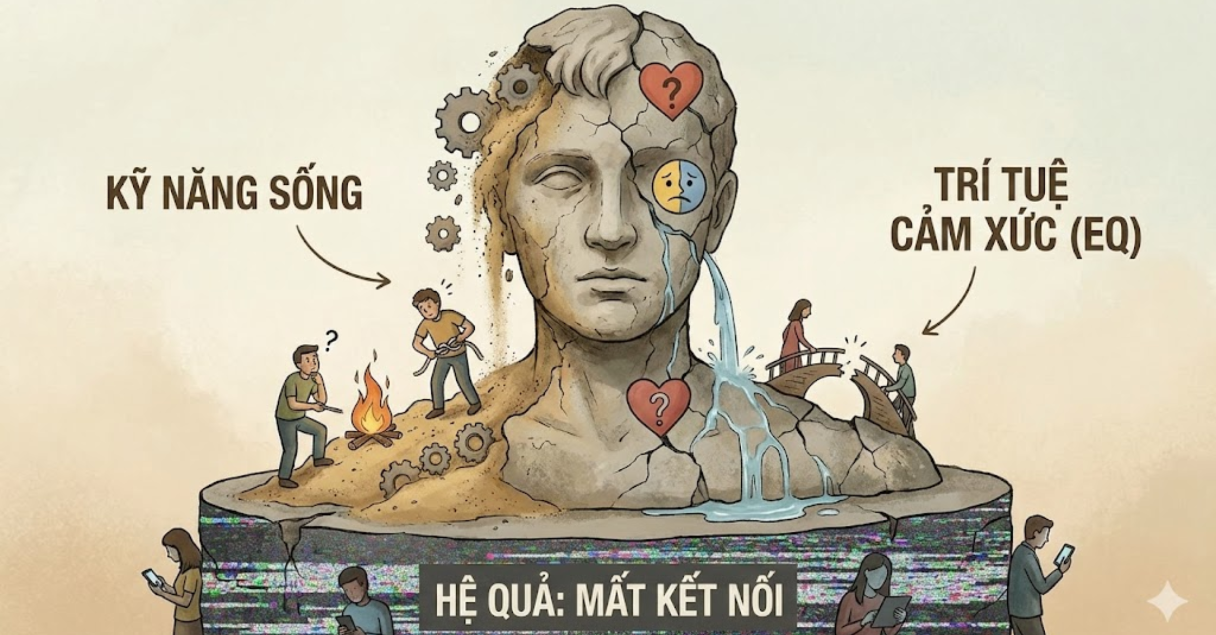 Sự Xói Mòn Kỹ Năng Sống Và Trí Tuệ Cảm Xúc (EQ)