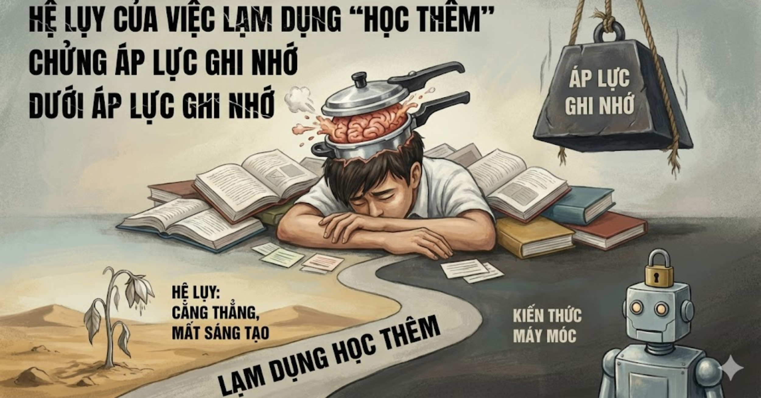 Hệ Lụy Của Việc Lạm Dụng "Học Thêm" Dưới Áp Lực Ghi Nhớ