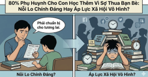 80% Phụ Huynh Cho Con Học Thêm Vì Sợ Thua Bạn Bè: Nỗi Lo Chính Đáng Hay Áp Lực Xã Hội Vô Hình?