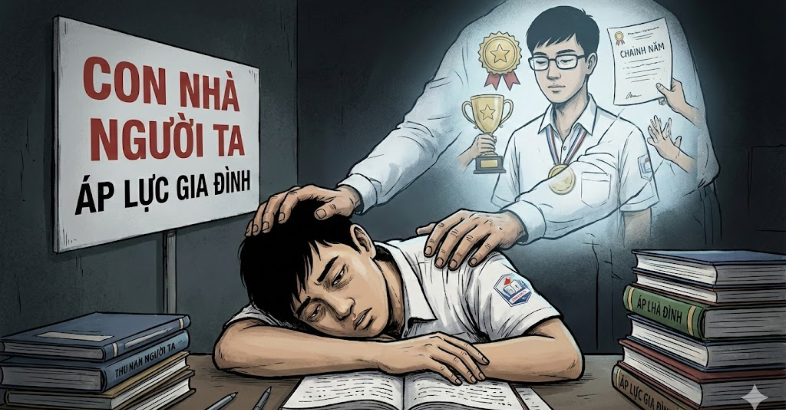 Áp lực từ kỳ vọng của gia đình và "bóng ma" mang tên "Con nhà người ta"