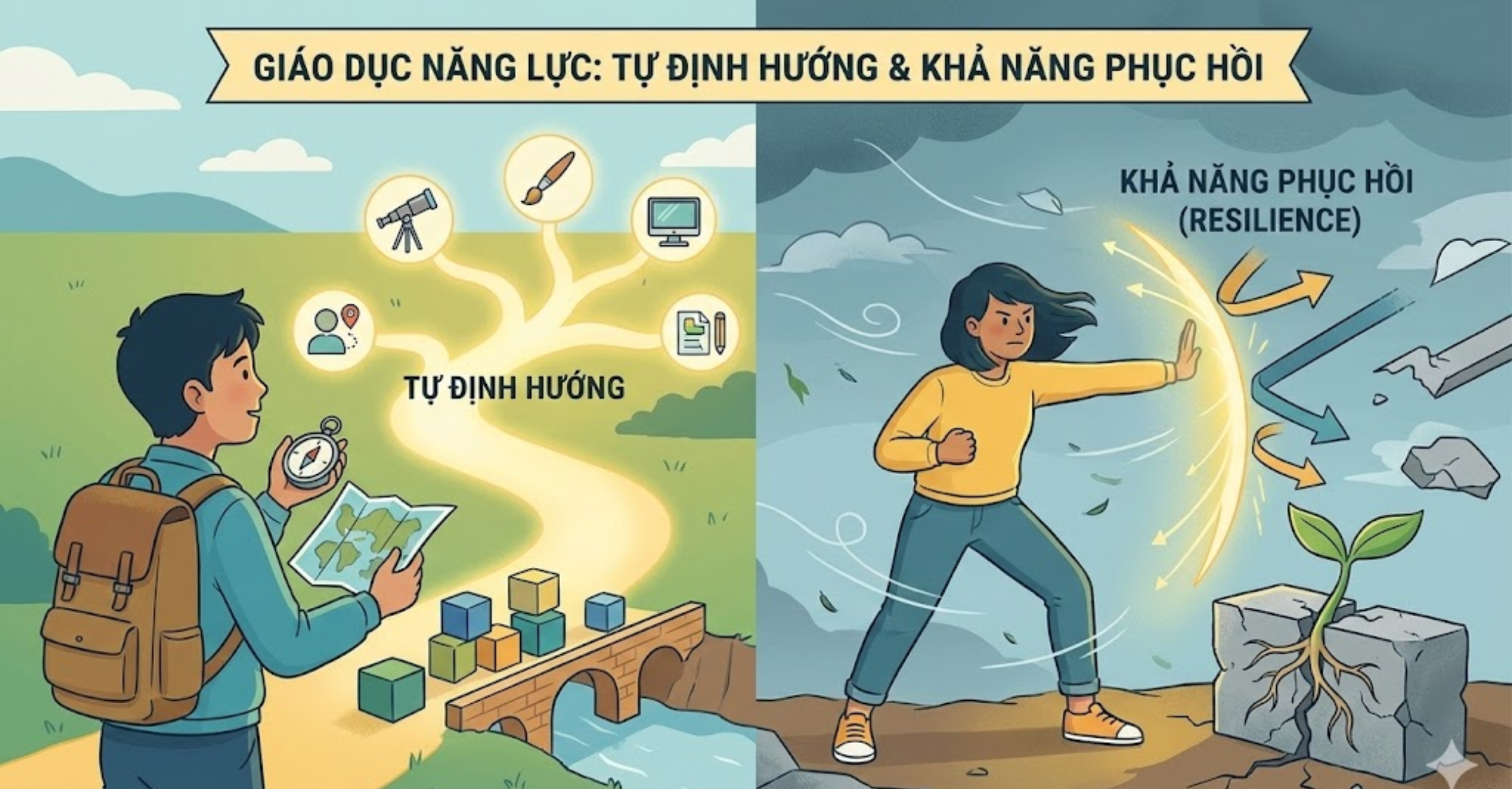 Giáo dục năng lực "Tự định hướng" và "Khả năng phục hồi" (Resilience)