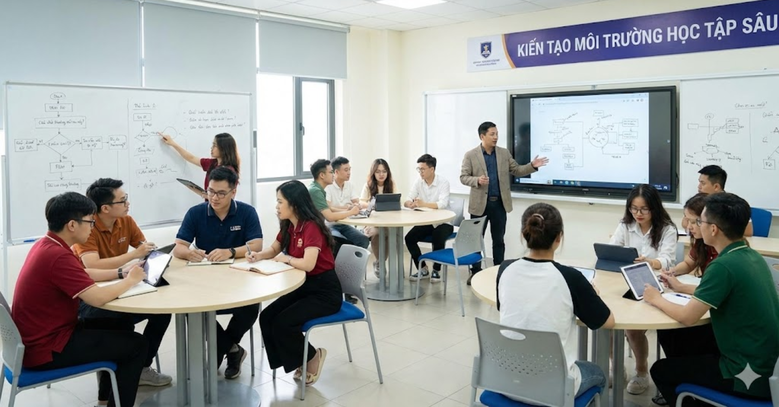 Đối với nhà trường và giảng viên: Kiến tạo môi trường học tập sâu