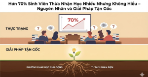 Hơn 70% Sinh Viên Thừa Nhận Học Nhiều Nhưng Không Hiểu – Nguyên Nhân và Giải Pháp Tận Gốc