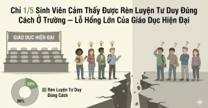Chỉ 1/5 Sinh Viên Cảm Thấy Được Rèn Luyện Tư Duy Đúng Cách Ở Trường – Lỗ Hổng Lớn Của Giáo Dục Hiện Đại