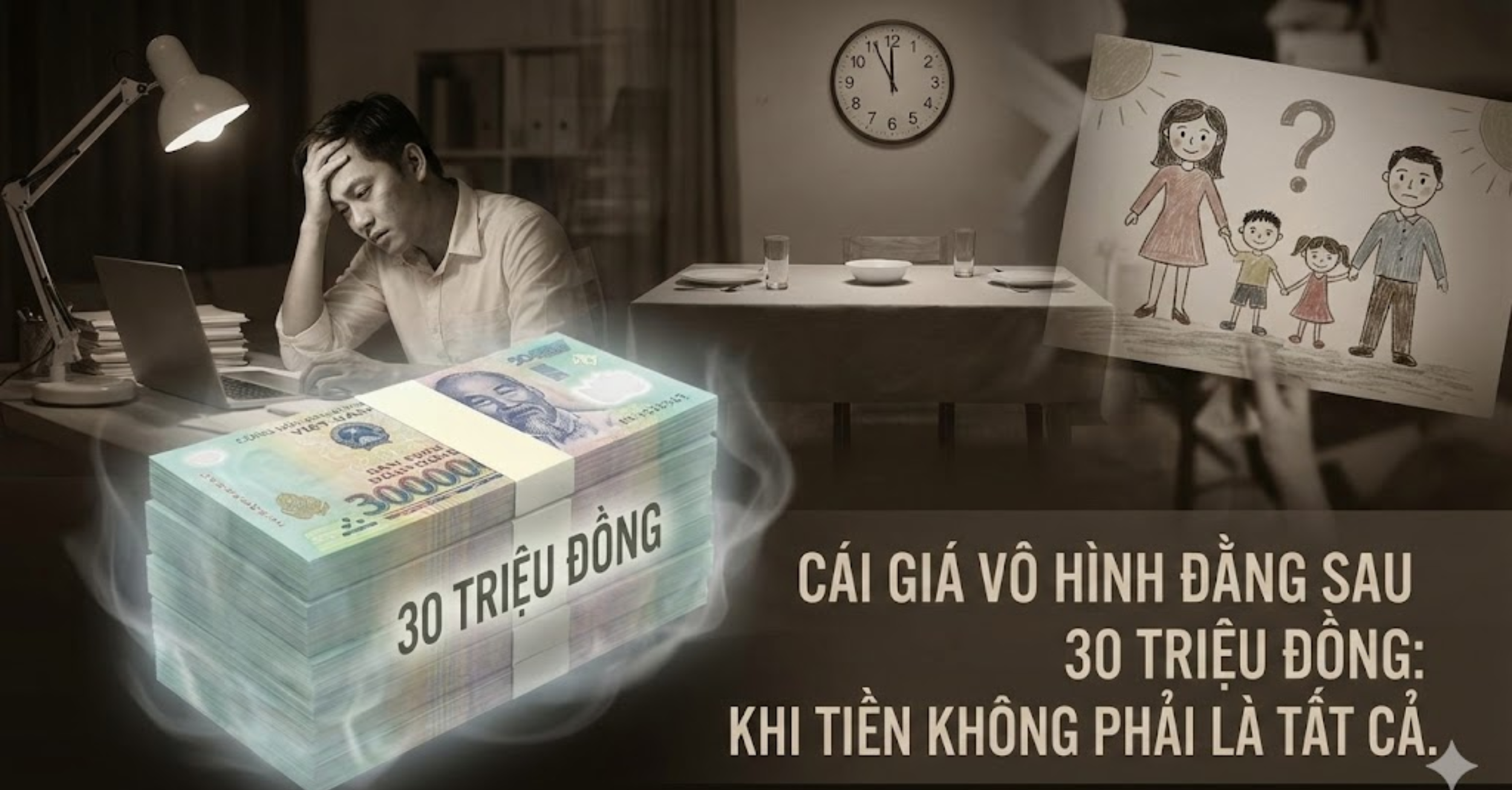Cái giá "Vô hình" đằng sau 30 triệu đồng: Khi tiền không phải là tất cả