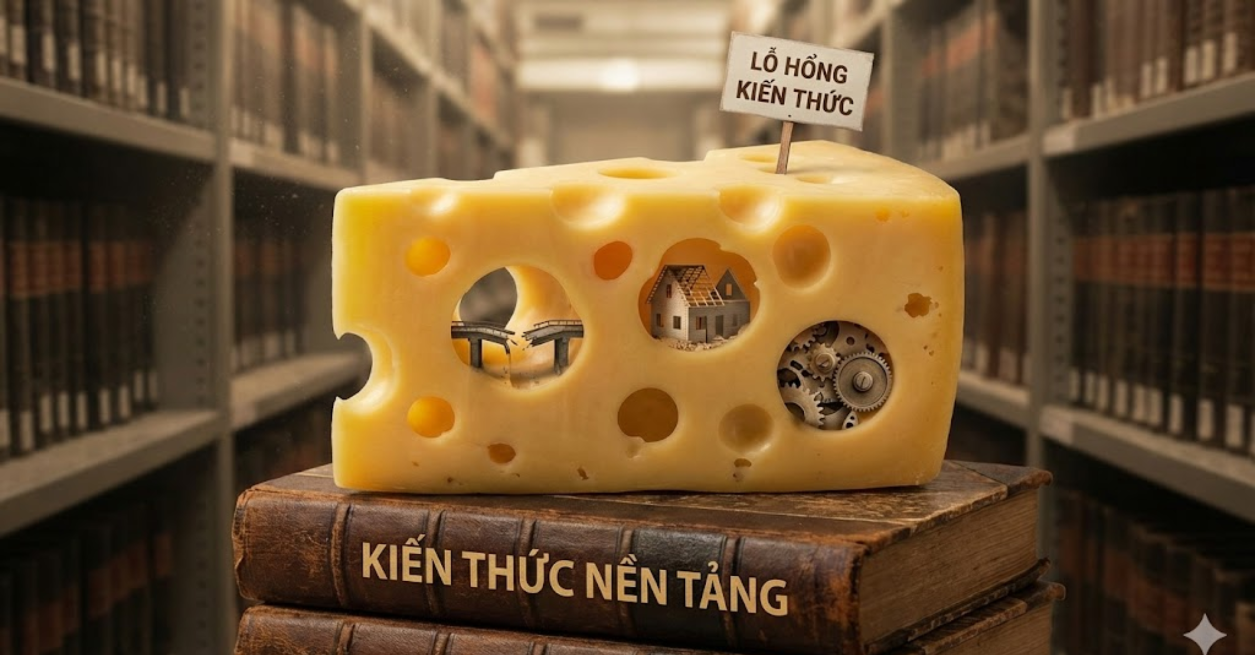 Lỗ hổng kiến thức nền tảng (Kiến thức "Phô mai Thụy Sĩ")